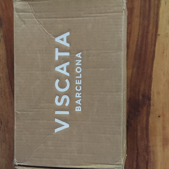 Viscata Marquesa Suede Upper Jute Espadrille Wedge Heels Garnet Size 42 EU 10 US - Picture 8 of 12